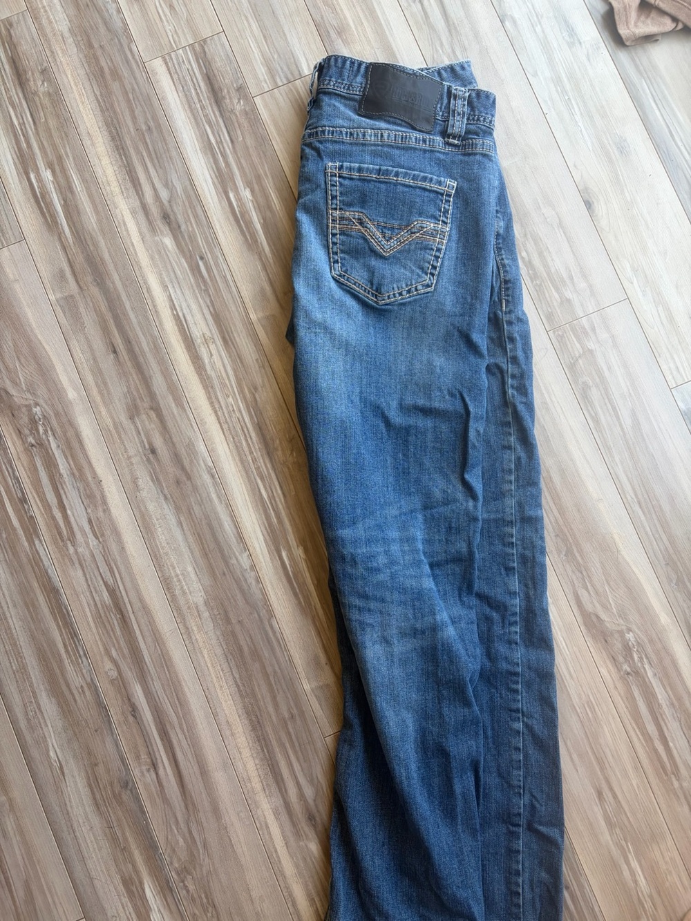 Men's Straight Fit Blue Denim Jeans